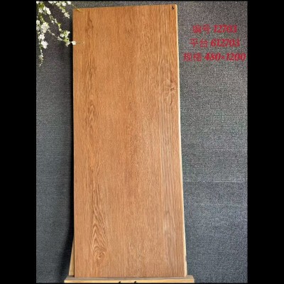 哑光瓷砖楼梯踏步砖弧边釉面通体大理石一体式防滑仿木纹楼 梯瓷砖图4