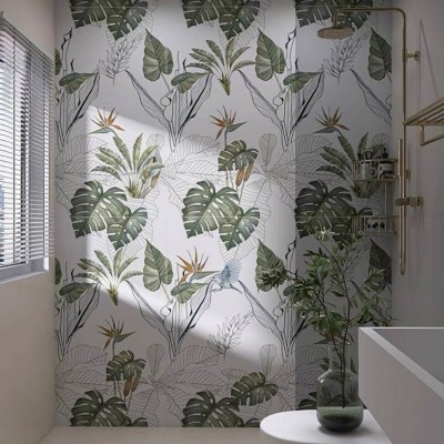 全瓷植物花片400x800卫生间墙砖厕所浴室背景墙法式花片瓷砖阳台图3