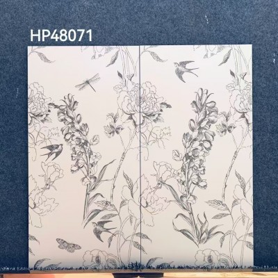 全瓷植物花片400x800卫生间墙砖厕所浴室背景墙法式花片瓷砖阳台图5