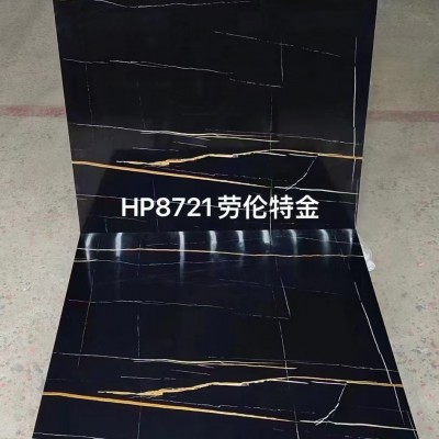 佛山供应黑白根大理石瓷砖800*800黑金花色地砖深啡网火凤仿古砖图2