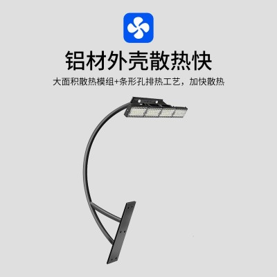 户外大功率球场灯定制 足球篮球投光投射灯led长条球场照明灯批发图3