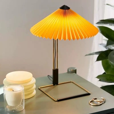 丹麦HAY折纸台灯北欧客厅书房 原木风卧室床头可调光氛围灯装饰灯