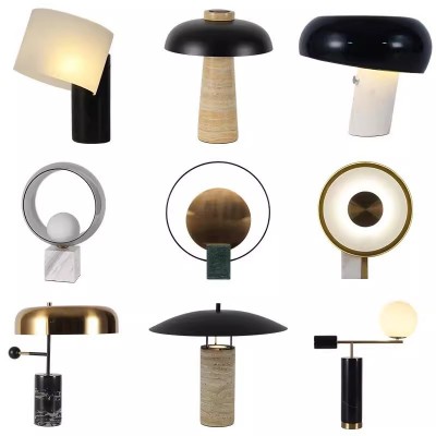 工厂批发LED台灯卧室酒店床头创意装饰灯北欧简约艺术台灯图3