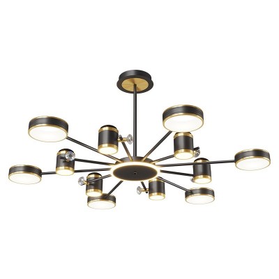 吊灯白色黑色家装酒吧现代灯投影灯小米小爱天猫吊灯异性灯客厅灯图5