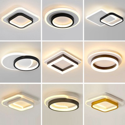 跨境创意入户过道现代简约吸顶灯led走廊玄关衣帽间楼梯阳台灯具图2