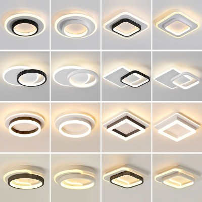 跨境创意入户过道现代简约吸顶灯led走廊玄关衣帽间楼梯阳台灯具