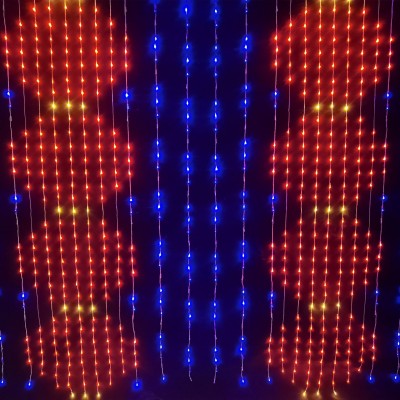 庭院红灯笼灯匠心新年彩灯闪灯院子别墅花园家用过年春节装饰窗户图2