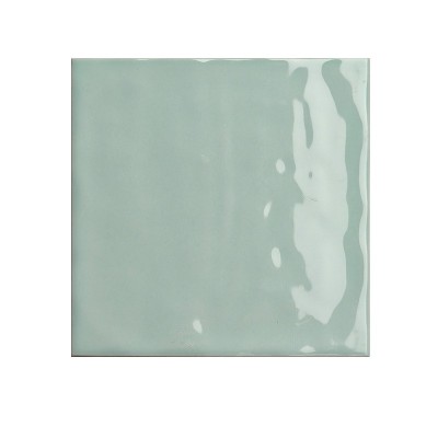 复古渐变手工砖厨房卫生间墙砖法式瓷砖奶油白果绿亮光釉面小方砖图4