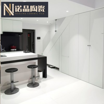 广东佛山柔光天鹅绒瓷砖750x1500客厅防滑地砖奶油风地板砖通体砖图4