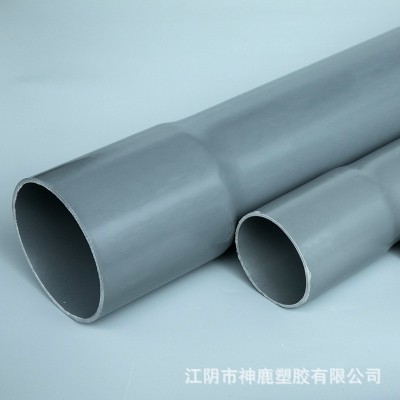 厂家 PVC-U给水管白灰色农业灌溉养殖工业供水管材 生活排水管图4