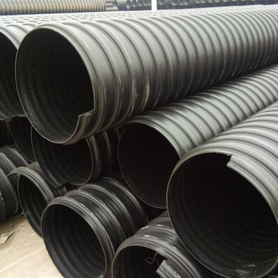 HDPE钢带管 增强聚乙烯螺旋波纹管 雨水污水改造大口径排污管现货图5