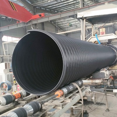 HDPE钢带管 增强聚乙烯螺旋波纹管 雨水污水改造大口径排污管现货图4