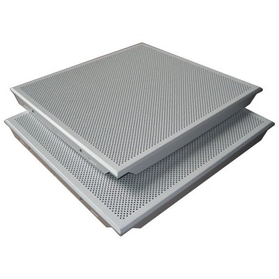 穿孔铝复合吸音板 学校天花吊顶微孔消音板 墙体装饰铝复合吸音板图5