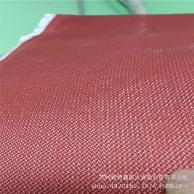 阻燃面料耐高温凯夫拉硅胶布液压油管包裹材料防火耐磨芳纶硅胶布图4
