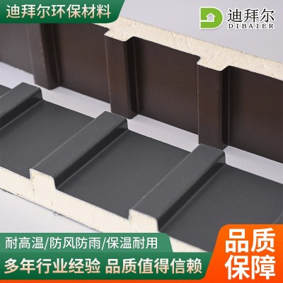 长城屋顶板雨棚别墅双层隔热铝瓦波浪板双层凹凸隔音铝合金长城板图3