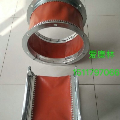 防火布软连接 硅胶布软连接硅钛合金布软连接 通风管道专用图4