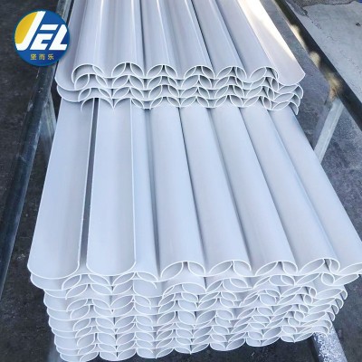 PVC半圆管塑料包边半圆形边条过水管c型管开边管110 160 200图4