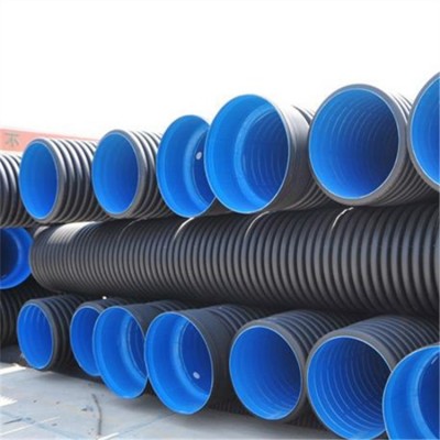 hdpe双壁波纹管大口径排污hdpe排水管市政管道污水通风 雨水水管图3
