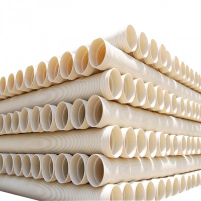 hdpe双壁波纹管承插连接市政排水管排污管下水道双壁波纹穿线管图5