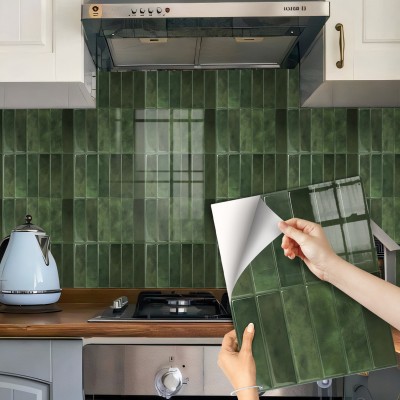 跨境爆款厨房墙面贴纸自粘厨房装饰瓷砖贴墙贴防水防油工厂直批图5