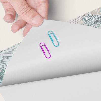 外贸植物花卉纹理抽象墙贴自粘Tiktok热销卧室墙贴家居壁纸贴纸图2