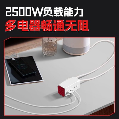 小火山30W/65W充电站氮化镓USB充电插座插排拖线板安全防触快充图3