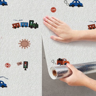 儿童房间自贴墙纸软包背景墙壁纸幼儿园榻榻米泡沫3d立体墙贴自粘图3