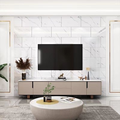 仿瓷砖自粘墙贴墙面装饰遮丑墙板卫生间防水大理石贴纸PVC加厚图5