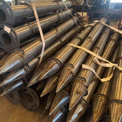 螺丝螺旋地桩灌注桩光伏预埋件建筑预埋管镀锌光伏地桩现货图3