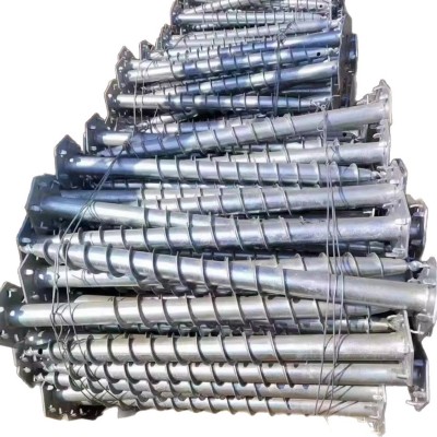 螺丝螺旋地桩灌注桩光伏预埋件建筑预埋管镀锌光伏地桩现货