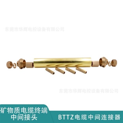 BTTZ中间连接器 矿物质电缆接地接线鼻子端子接头单芯多芯1*4 2*4图4