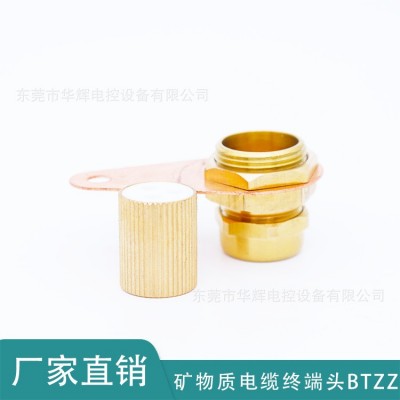 BTTZ矿物质电缆终端头 BTTVZ 多芯防火终端铜接头接地卡子4*4 4*6