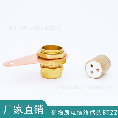 BTTZ矿物质电缆终端头 BTTVZ 多芯防火终端铜接头接地卡子4*4 4*6图5