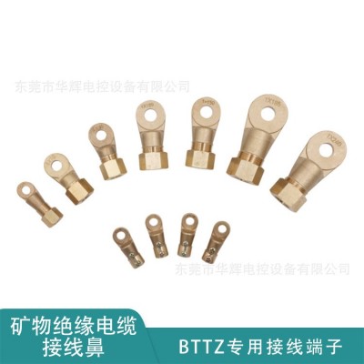 BTTZ矿物质绝缘电缆接线鼻 BTTYZ专用铜鼻子终端头铜线耳接线端子图2