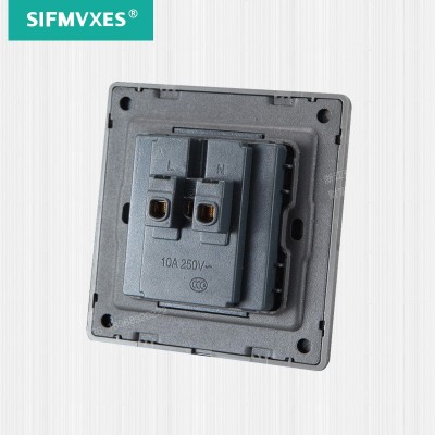 86型调速 批发 墙壁开关插座家装豪华款磷铜银点厂家直销图2