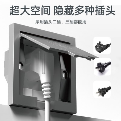 电脑插座86型五类六类千兆单网络网口网线面板嵌入式内置专用桌面图3