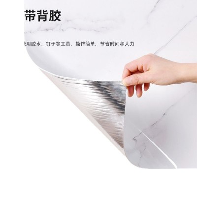 SXP大理石小尺寸地板贴墙贴地背景墙遮瑕装潢升级铝模防水防污图4