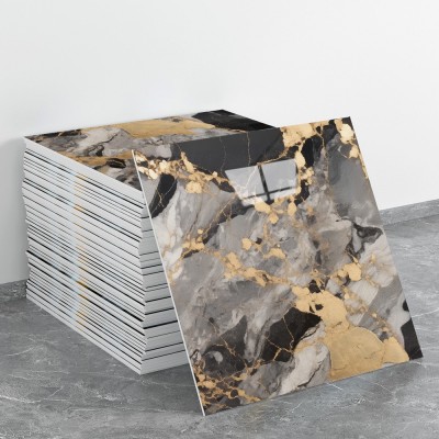 外贸跨境热销大理石仿瓷贴砖自粘壁纸宿舍背景墙纸防水30*30加工图3