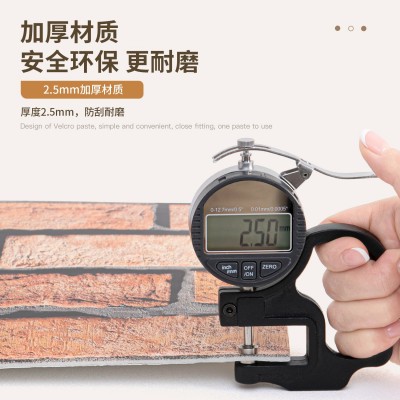 铝塑板墙贴自粘仿瓷砖仿真大理石卫生厨房墙面装饰防水防潮贴纸图3