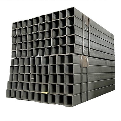 广东方管镀锌6米现货供应q235幕墙黑方管6m多规格矩形方 通扁通4x6