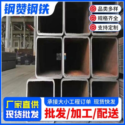 肇庆热镀锌Q235黑方管钢结构承重镀锌大棚管黑方管空心方矩管黑铁图3