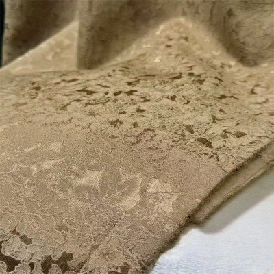 新款窗帘提花月光玫瑰物语高精密遮光布客厅卧室法式复古绍兴工厂图2