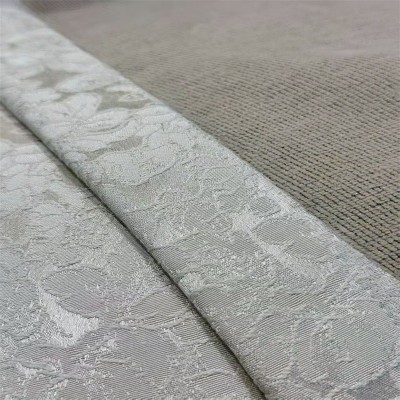 新款窗帘提花月光玫瑰物语高精密遮光布客厅卧室法式复古绍兴工厂图3