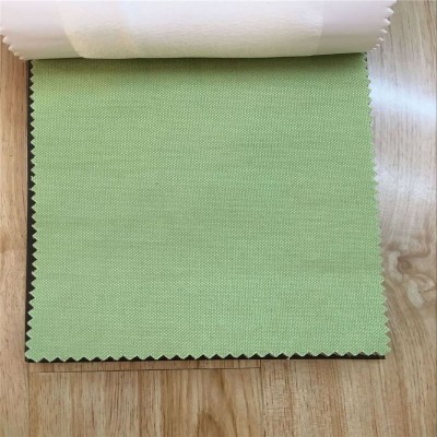 丝绒麻窗帘纯色遮光布宾馆酒店工程卧室素色麻料印花底布窗帘厂家图2