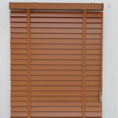 实木百叶帘批发新中式电动木百叶窗窗帘遮光升降书房茶室遮阳卷帘图5