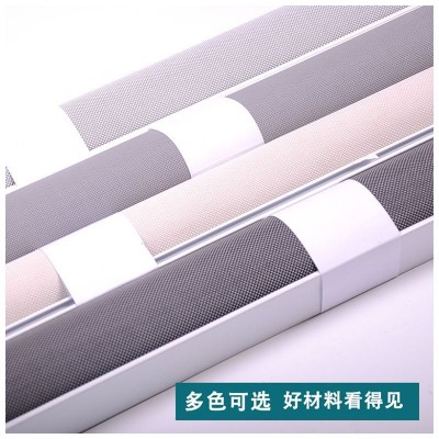 卷帘 全遮光阳光面料卷帘遮阳帘 办公室透光隔热遮阳卷帘免打孔图4