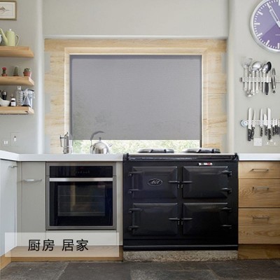 卷帘 全遮光阳光面料卷帘遮阳帘 办公室透光隔热遮阳卷帘免打孔图3