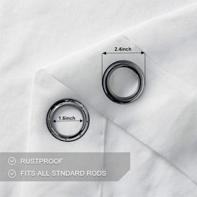 【现货】白色户外防水窗纱透明露台室外窗帘亚马逊跨境成品纱帘图2