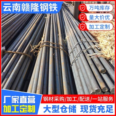 云南现货镀锌圆钢电力用接地线建筑镀锌铁棍热镀锌圆棒切割加工图5