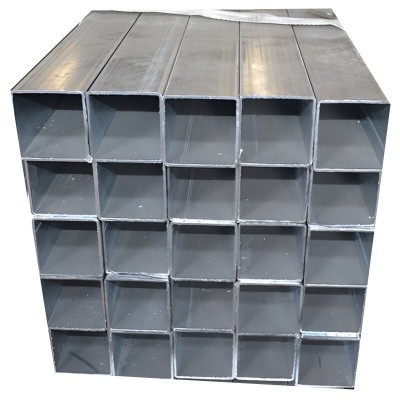Q235b幕墙热镀锌方管100x100 现货批发天津40x60护栏镀锌方管6米